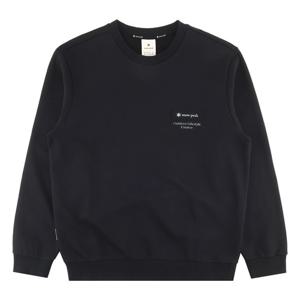 스노우피크 랜드 레터링 우븐 패치 맨투맨 S26SMFHT54BK