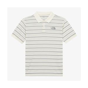 노스페이스 NT7PR05C 남성 쿨맥스 스트라이프 반팔 폴로_CREAM 318278