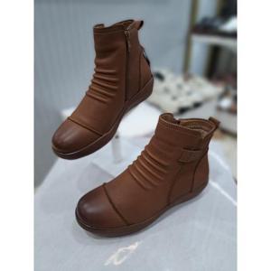 리바디 세이브존08 2023RD0215H 리바디천연소가죽주름기모앵글부츠