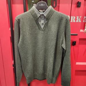 보스트로 HC12 브이넥 레이어드 니트 AWR25373