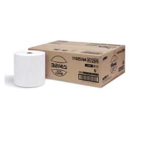 크리넥스 드라이셀 스마트 롤 핸드타올 R300 x 6롤 업소용 대용량