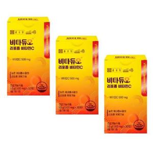 [종근당건강] 종근당 비타듀오 리포좀 비타민C 1100mg x 30정 x 3박스 3개월분 흡수율 높은 비타민