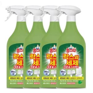 [LG생활건강] 구석구석 홈스타 락스와세제 스프레이후레쉬500mlx4