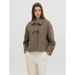 [올리브데올리브]토글 장식 숏기장 핸드메이드 코트(OW4WHA54)