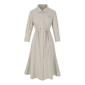 숲  (SA4OP90) 셔츠형 7부소매 원피스