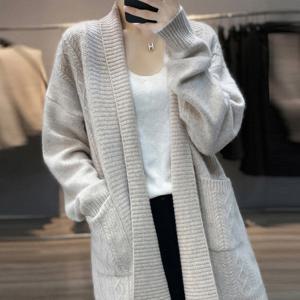 [몽벨리즈]한정수량원가판매/러블리 숄카라 니트 코트 mde2300765