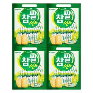 [크라운제과]크라운 참쌀 선과 253g 4개