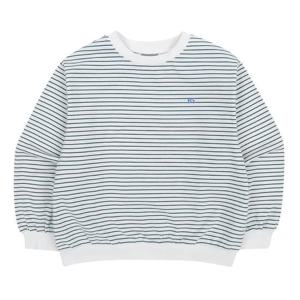 [빈]그린 스트라이프 맨투맨 티셔츠BZ13TS08GN