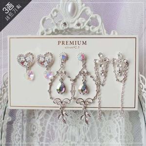 여성 패션 귀걸이 귀찌 여자친구 선물 하와이안