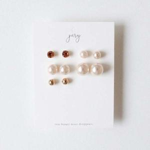 여성 패션 귀걸이 귀찌 여자친구 선물 진주큐빅