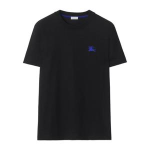 버버리 로고 자수 크루넥 반팔 티셔츠 8121702 A1189