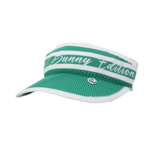 [마스터바니에디션] (421F1CP104)여성 메탈 심볼 투톤 니트 썬바이저