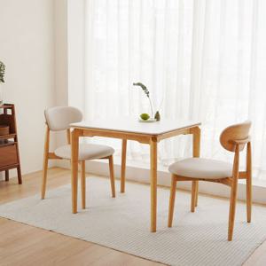 마루이 오클린 포세린 통세라믹 2인용 800 식탁세트_의자형