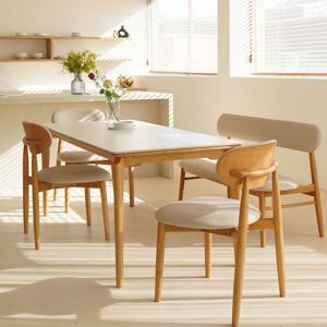 마루이 오클린 포세린 통세라믹 6인용 1800 식탁세트_벤치형