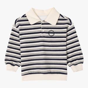 [밀리밤]멀티스트라이프카라맨투맨MLMA25S2G