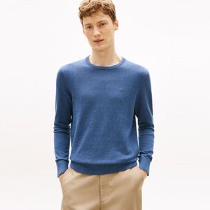 [공식][타미힐피거] 에센셜 코튼 크루넥 스웨터 (T12G0KPO100MT1DVI)