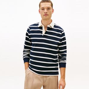 [공식][타미힐피거] 에센셜 스트라이프 럭비 티셔츠 (T12G0TKT310MT10A4)