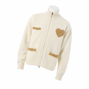 HUMAN MADE 25FW ZIP-UP KNIT CARDIGAN (HM30CS013 WHITE) (니트 집업 가디건)