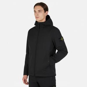 스톤아일랜드6S 4100108 S0A27 V0029 소프트쉘 테크니컬 후드 자켓 블랙