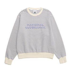 [내셔널지오그래픽]N241WSW060 여성 레터링 세미 크롭 맨투맨 LV