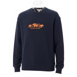 MAISON KITSUNE OUTDOOR PROFILE FOX COMFORT SWEATSHIRT (NM00308KM0307-P480) (아웃도어 프로필 폭스 컴포트 맨투맨)
