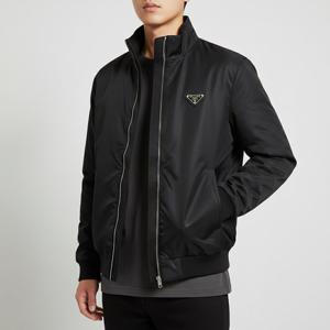 프라다6S UMC096 1UPF F0002 리버시블 울 앤 나일론 자켓 블랙