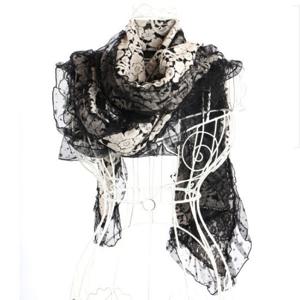 [더로라]레이스 스카프 - 캉캉 빅 S4166