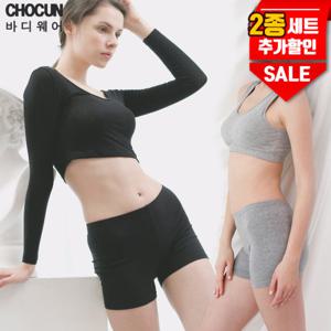 [초끈]면스판 3부 속바지 2종세트