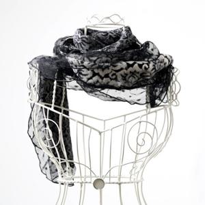 [더로라]레이스스카프_겨울목련 S6362