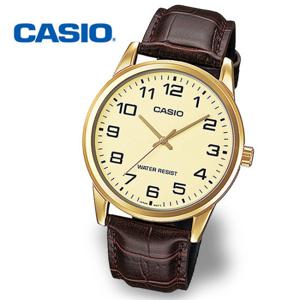 [정품] CASIO 카시오 MTP-V001GL-9B 남성 정장 가죽시계