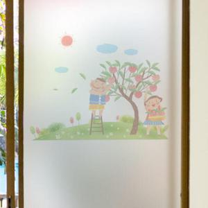 아트박스/꾸밈 ij444-복숭아나무_유리문시트지