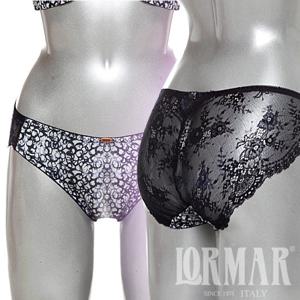 [비너스로마르]패턴라인 레이스망 삼각팬티 01_PT413A