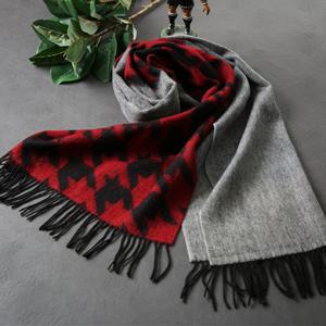 [더로라] 반값 울숄 머플러-체크별 울 숄 S8335