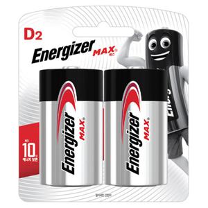 에너자이저 알카라인 맥스 건전지 D 2 (2알)