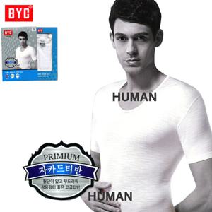 BYC흡수속건쾌적한자카드반팔런닝5종BYP6055