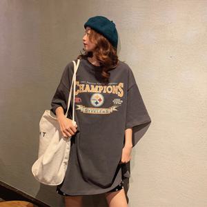 [유니제이] 콘트 빈티지 프린팅 루즈핏 티셔츠 U0GTS2657