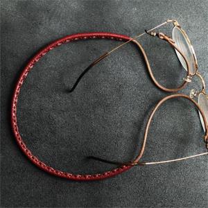 에치펠레 버건디 가죽으로 감싼 안경줄 ver2.일반형