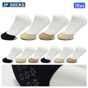 [JP SOCKS] 여성 반쪽 투명끈 샌달덧신 10켤레