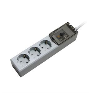 GHF] 3구 2M 고용량 멀티탭 누전차단 인덕션 콘센트