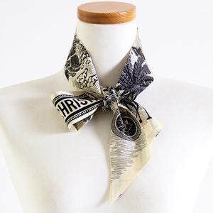 [더로라] 실크 트윌리- 플라밍고 판화 S0110