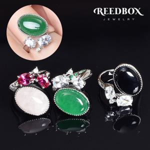 [리드박스] 한복반지 혼주반지 젬스톤 원석 반지