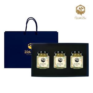 [위드비] 벌화분 비폴렌 도토리화분 선물세트 (150g x 3병)