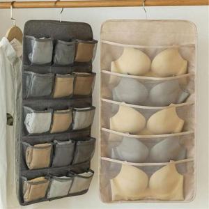 [마물샵] 속옷 포켓 양말 브라 팬티 정리함 패브릭 걸이