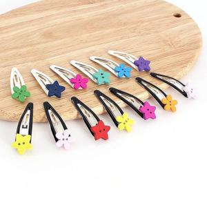 [아랑로랑] 컬러스타 똑딱핀 헤어핀 3개세트