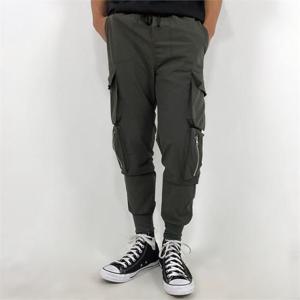 [582] 냉감 스판 카고 밴딩 조거 팬츠 [3컬러/M-3XL]