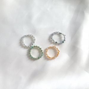 [로즈데이드] 핸드메이드 공주님 비즈반지