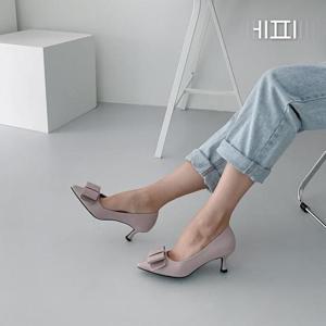 [에피소드블랑] 여성 리본 펌프스힐 5.5cm