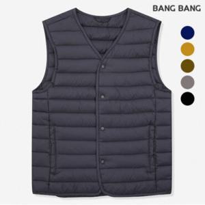 [뱅뱅] 공용 브이넥 경량 베스트 (NEE624)