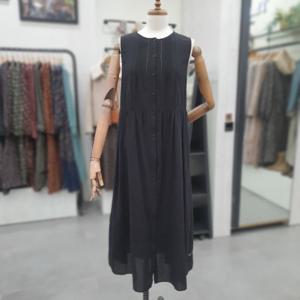 [써스데이아일랜드]풀오픈 슬리브리스 원피스 T246AOP132W