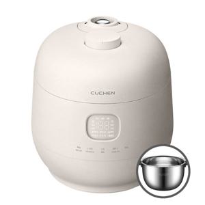 쿠첸 [고효율가전] 쿠첸 brain 풀스텐 듀얼프레셔 10인용 IH전기압력밥솥 CRH-TWS1010W (화이트)